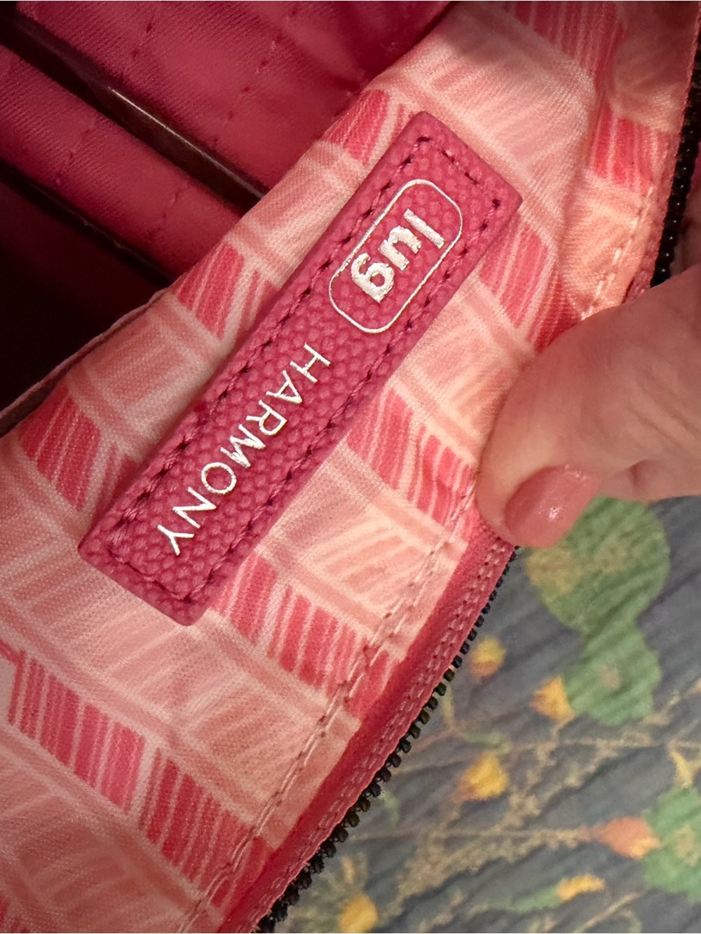 Quilted Lug Harmony Crossbody Shoulder Bag. I think the color is watermelon. - Picture 5 of 6